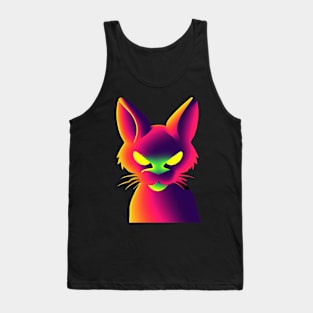 Cat from Hell Halloween Spooky Tank Top